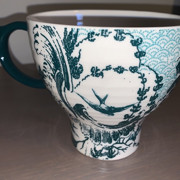 Anthropologie Unicorn and Zebra Chinoiserie Ceramic Mugs - Picture 10 of 13